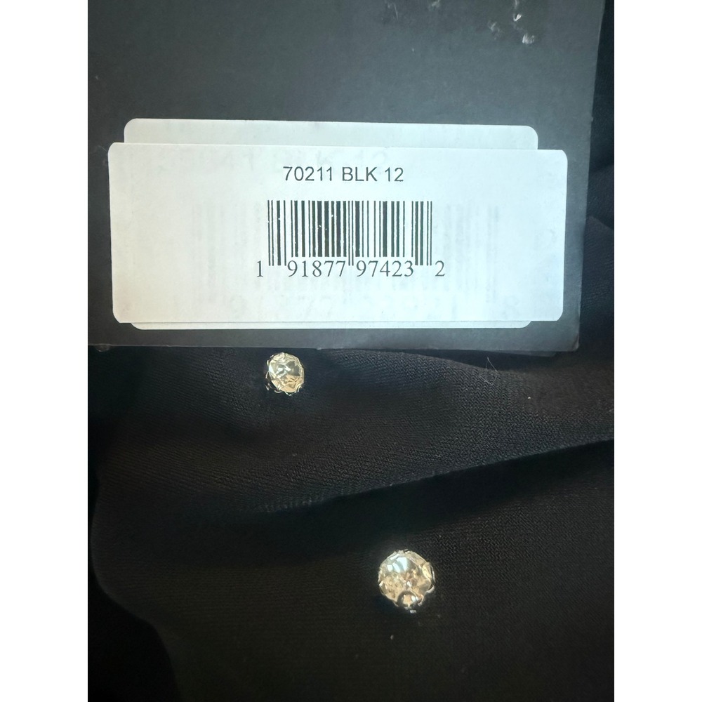 NWT IEENA MAC DUGGAL 70211 Rhinestone Encrusted Square Neck Dress Sz 12 $278 - Picture 6 of 8
